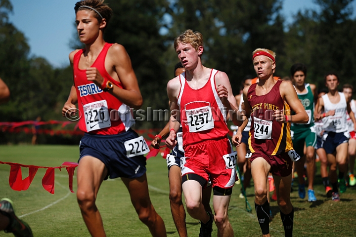 2014StanfordSeededBoys-371.JPG - Seeded boys race at the Stanford Invitational, September 27, Stanford Golf Course, Stanford, California.